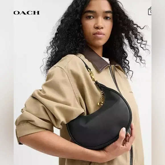 Coach Black Jonie Bag 22 NWT - Picture 3 of 13